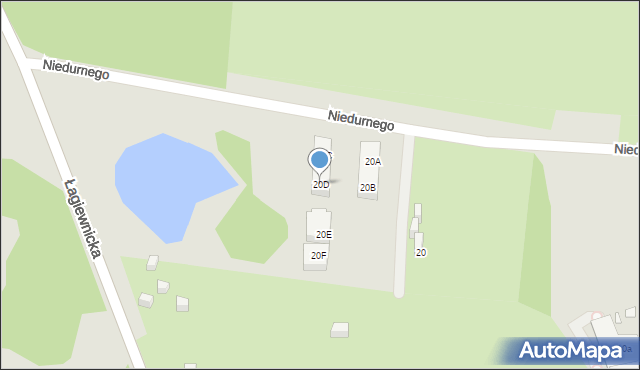 Chorzów, Niedurnego Piotra, 20D, mapa Chorzów