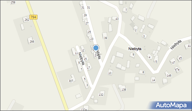 Cianowice, Niebyła, 19, mapa Cianowice