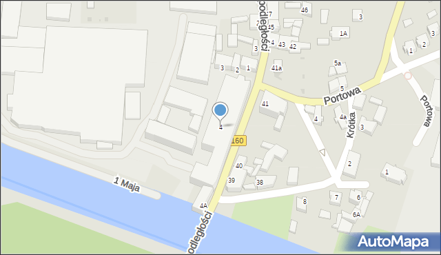 Drezdenko, Niepodległości, 4, mapa Drezdenko