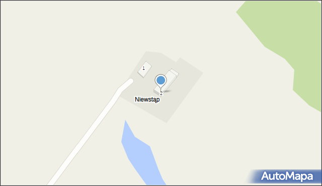 Dziedzice, Niewstąp, 2, mapa Dziedzice