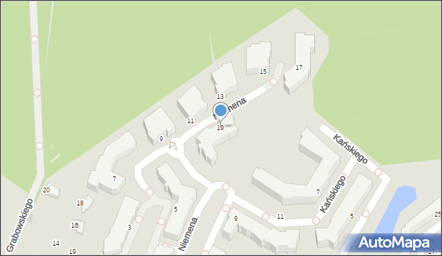 Gdynia, Niemena Czesława, 19, mapa Gdyni