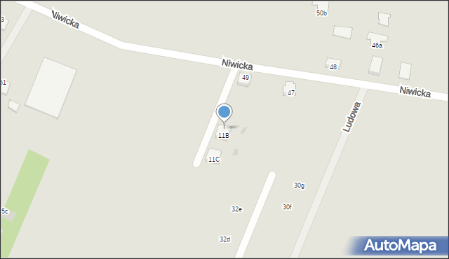 Gorzów Wielkopolski, Niwicka, 49b, mapa Gorzów Wielkopolski