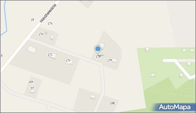 Gromadzin, Niedźwiedzia, 17e, mapa Gromadzin