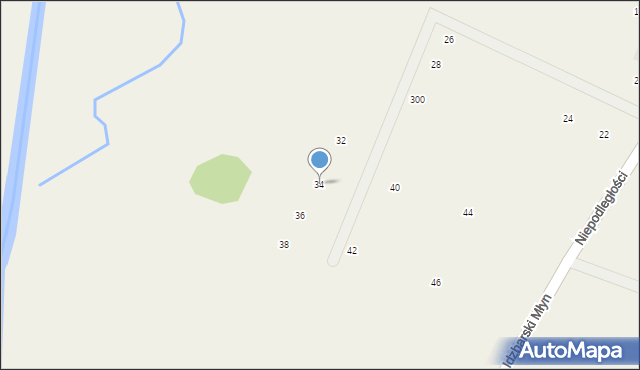 Idzbark, Niepodległości, 34, mapa Idzbark