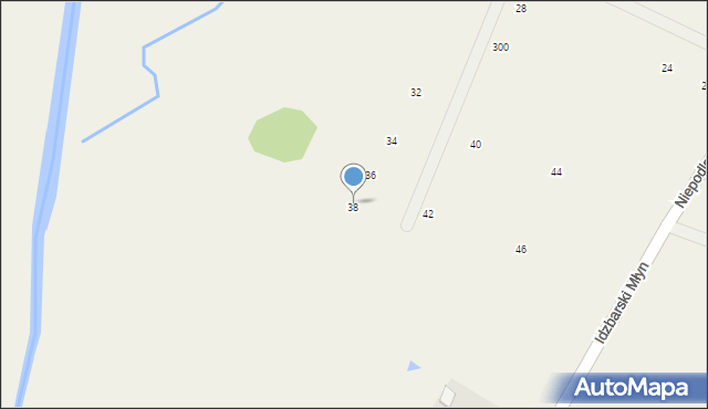 Idzbark, Niepodległości, 38, mapa Idzbark