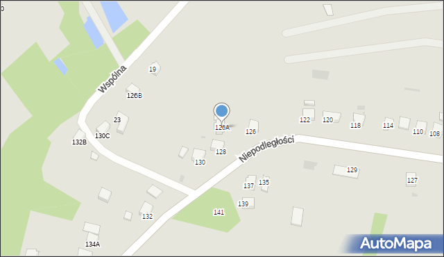 Jastrzębie-Zdrój, Niepodległości, 126A, mapa Jastrzębie-Zdrój