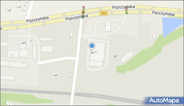 Jastrzębie-Zdrój, Niepodległości, 1A, mapa Jastrzębie-Zdrój