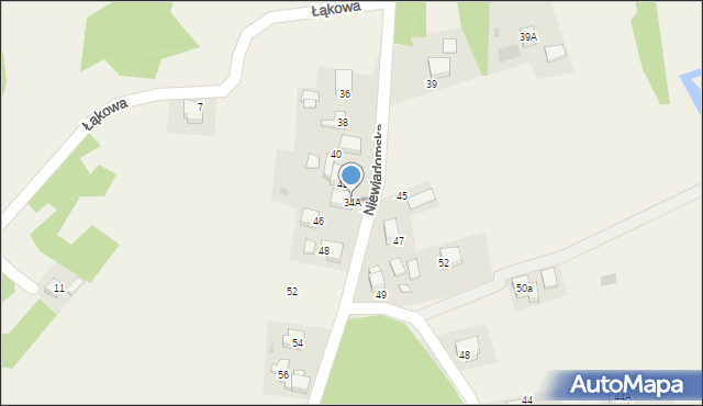 Jejkowice, Niewiadomska, 34A, mapa Jejkowice