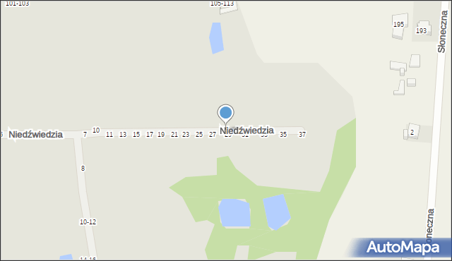 Kalisz, Niedźwiedzia, 30, mapa Kalisza