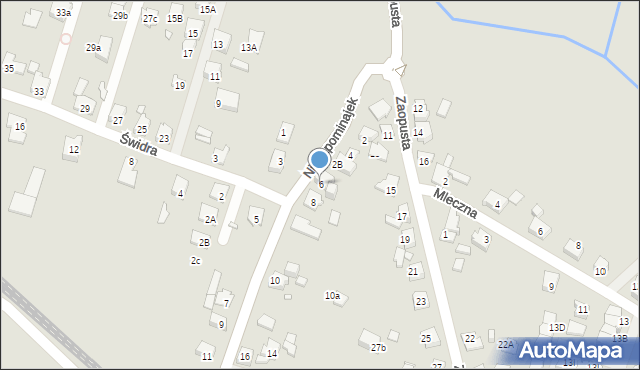 Katowice, Niezapominajek, 6, mapa Katowic