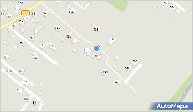Knurów, Niepodległości, 61F, mapa Knurów
