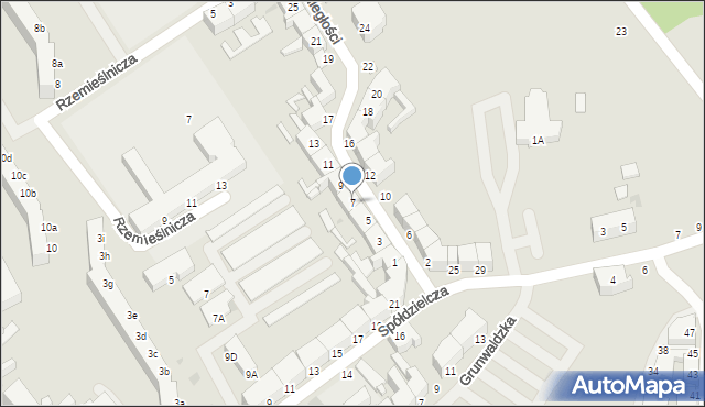 Koszalin, Niepodległości, 7, mapa Koszalina