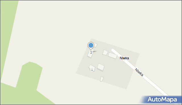 Kozielice, Niwka, 2, mapa Kozielice