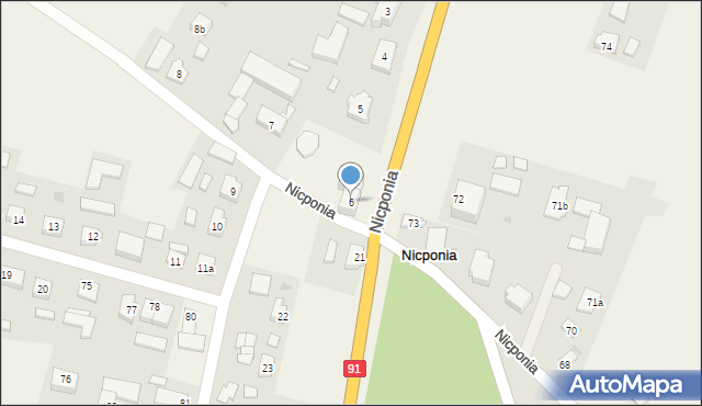 Nicponia, Nicponia, 6, mapa Nicponia