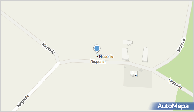 Nicponie, Nicponie, 1, mapa Nicponie