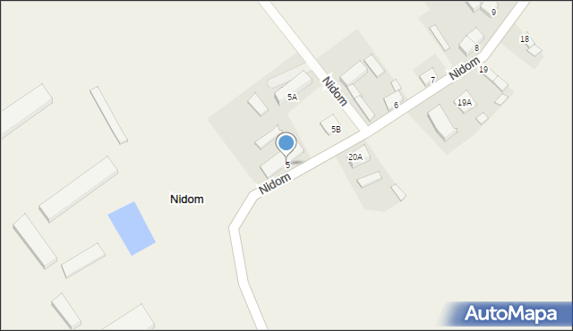 Nidom, Nidom, 5, mapa Nidom