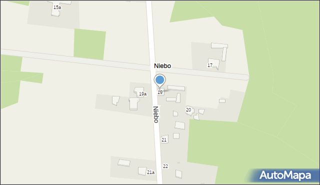 Niebo, Niebo, 19, mapa Niebo