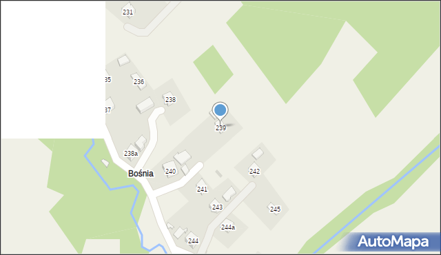 Niebocko, Niebocko, 239, mapa Niebocko