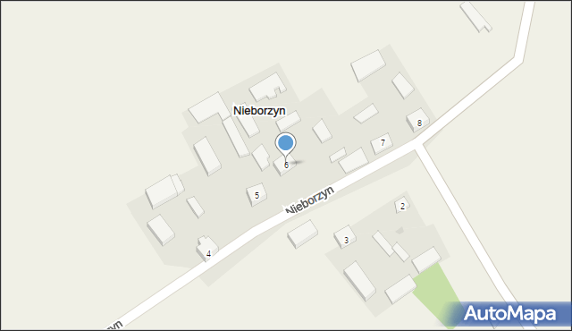 Nieborzyn, Nieborzyn, 6, mapa Nieborzyn