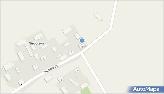 Nieborzyn, Nieborzyn, 8, mapa Nieborzyn