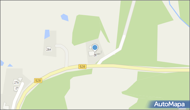 Niebrzydowo Wielkie, Niebrzydowo Wielkie, 28, mapa Niebrzydowo Wielkie