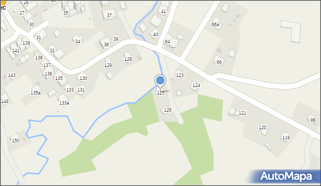 Niebylec, Niebylec, 125, mapa Niebylec