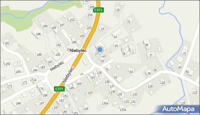 Niebylec, Niebylec, 29, mapa Niebylec