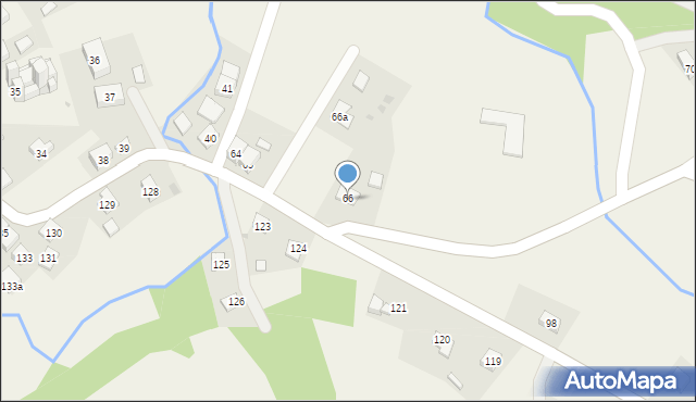 Niebylec, Niebylec, 66B, mapa Niebylec