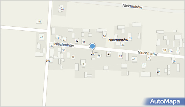 Niechmirów, Niechmirów, 29, mapa Niechmirów