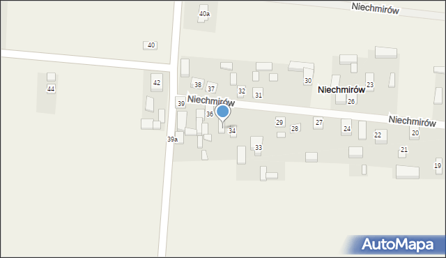 Niechmirów, Niechmirów, 35, mapa Niechmirów