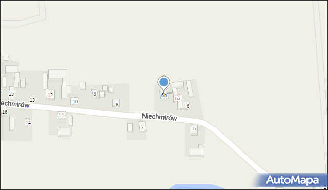 Niechmirów, Niechmirów, 6b, mapa Niechmirów