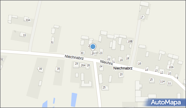 Niechnabrz, Niechnabrz, 27, mapa Niechnabrz