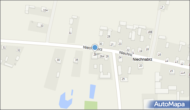 Niechnabrz, Niechnabrz, 29, mapa Niechnabrz