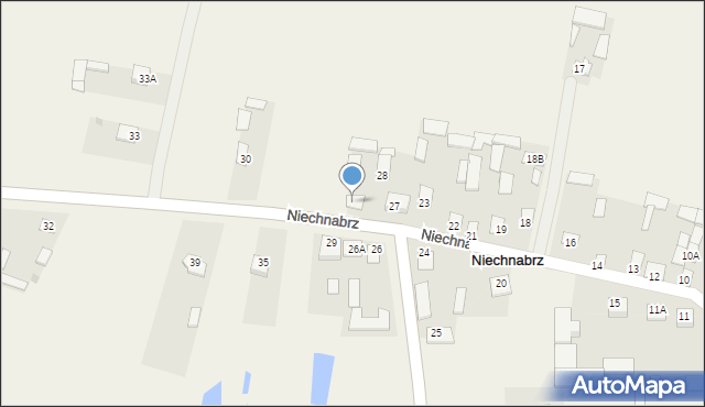 Niechnabrz, Niechnabrz, 30, mapa Niechnabrz