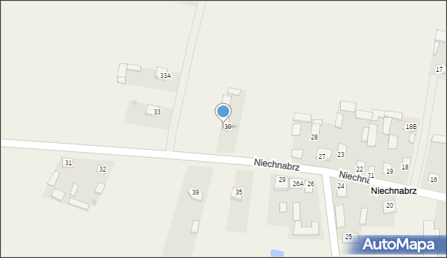 Niechnabrz, Niechnabrz, 31, mapa Niechnabrz