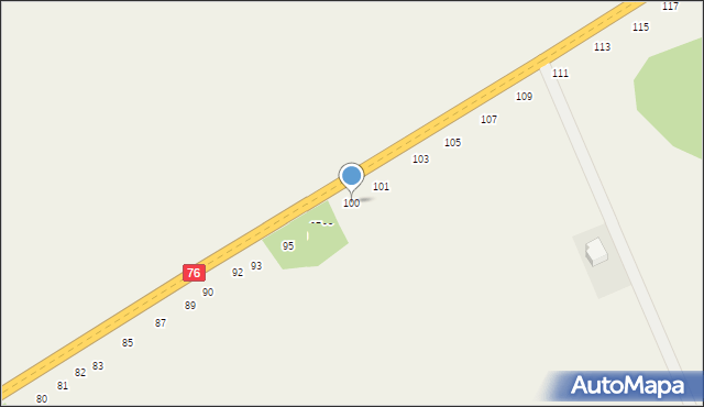 Niecieplin, Niecieplin, 100, mapa Niecieplin