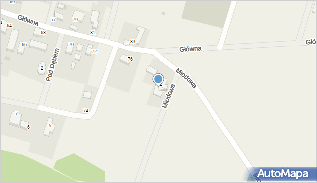 Nieciszów, Nieciszów, 32B, mapa Nieciszów