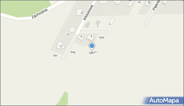 Nieciszów, Nieciszów, 64th, mapa Nieciszów