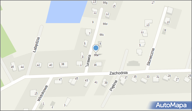 Nieciszów, Nieciszów, 66a, mapa Nieciszów