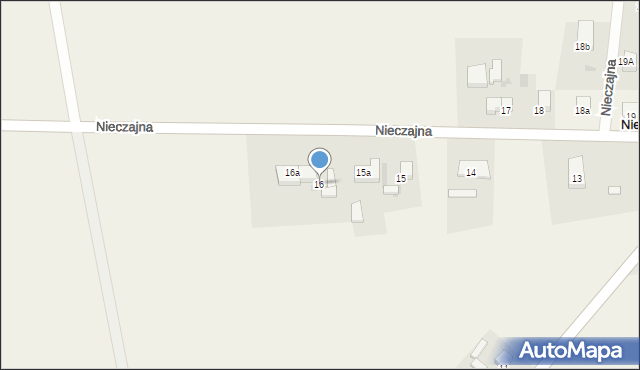 Nieczajna, Nieczajna, 16, mapa Nieczajna