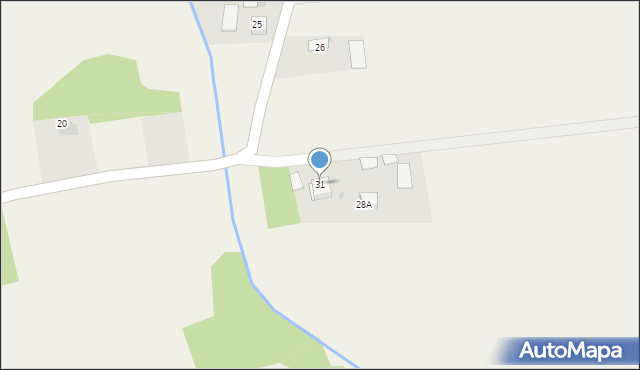 Nieczajna Dolna, Nieczajna Dolna, 31, mapa Nieczajna Dolna