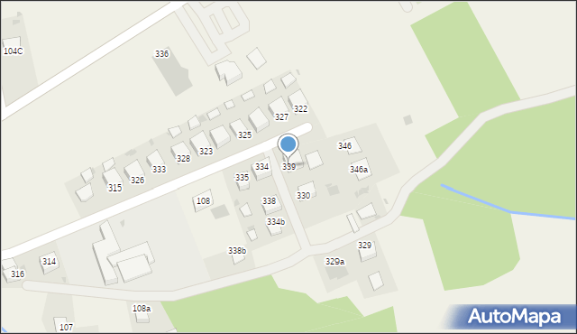 Nieczajna Górna, Nieczajna Górna, 339, mapa Nieczajna Górna