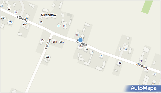 Nieczatów, Nieczatów, 13A, mapa Nieczatów