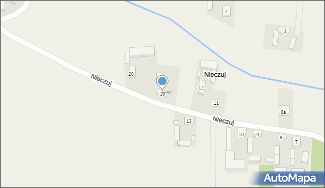 Nieczuj, Nieczuj, 19, mapa Nieczuj