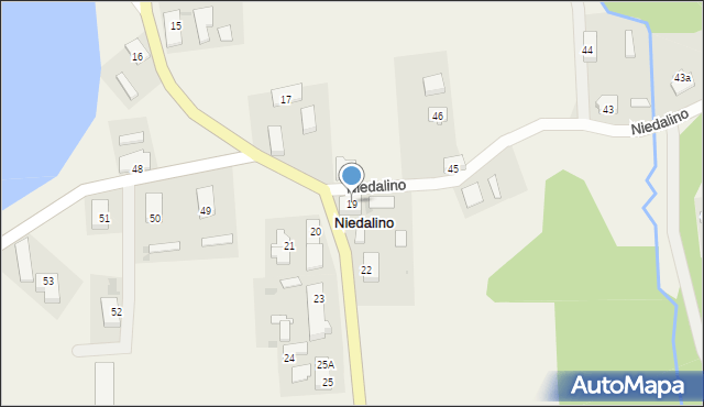 Niedalino, Niedalino, 19, mapa Niedalino