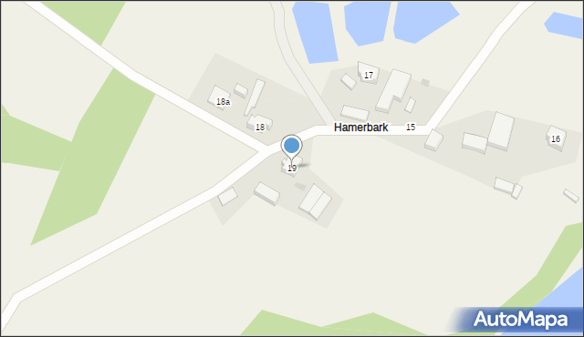 Niedamowo, Niedamowo, 19, mapa Niedamowo