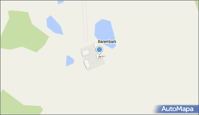 Niedamowo, Niedamowo, 25, mapa Niedamowo