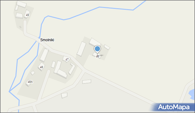 Niedamowo, Niedamowo, 46, mapa Niedamowo