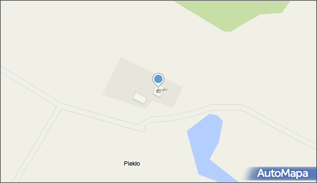 Niedamowo, Niedamowo, 60, mapa Niedamowo