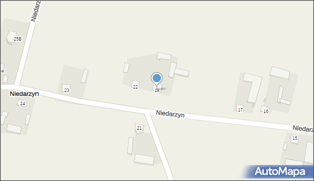Niedarzyn, Niedarzyn, 18, mapa Niedarzyn